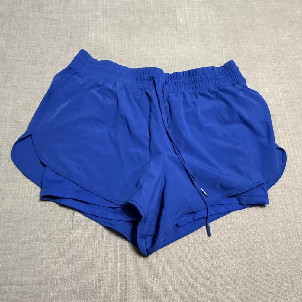 90 Degree by Reflex Blue Lightstreme Alpine 2 in 1 Shorts Size XL Athletic Gym